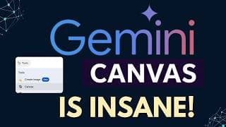 The TOP 5 Mind-Blowing Gemini Canvas USE CASES that you cannot miss!